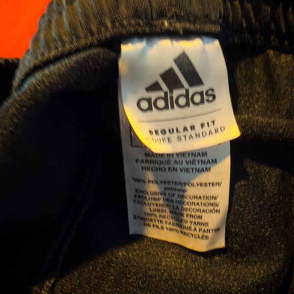 Adidas Classic 3-Stripes Tricot Jogger Pants Black/Blue Boys' XL (18/20) - Picture 6 of 6